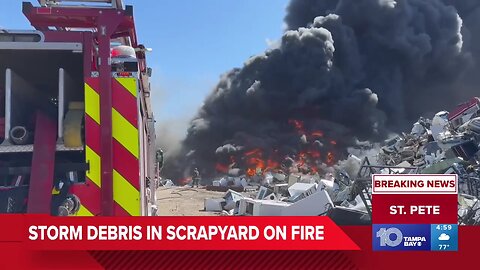 Hurricane Debris Sites Are Catching Fire