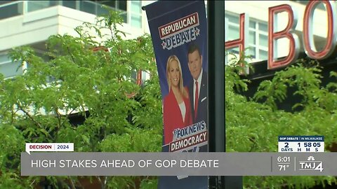 High stakes ahead of GOP debate in Milwaukee