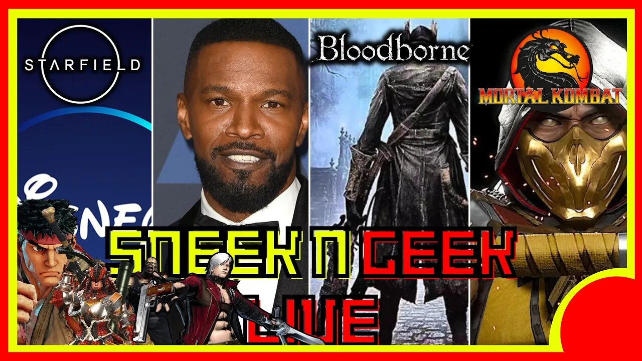 SNEEK N GEEK LIVE: WE MIGHT LOSE JAMIE FOXX + Mortal Kombat | Disney Plus Loses Millions