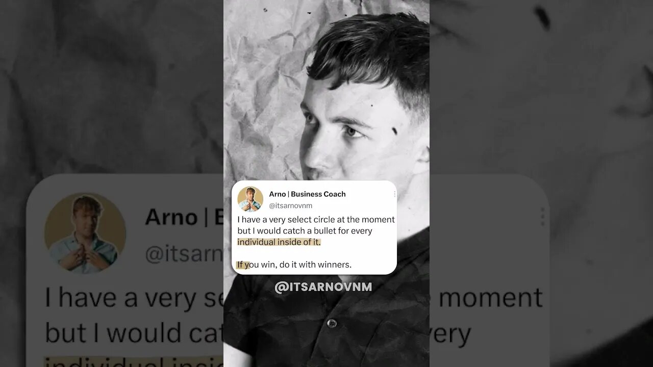 Trusting Few, Mighty Crew | @ItsArnoVnm