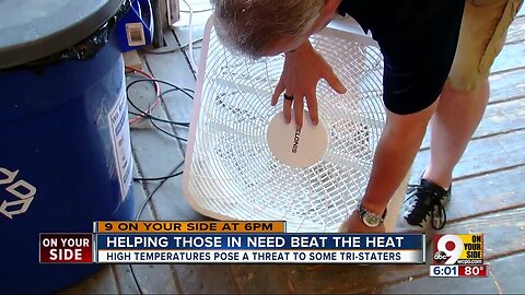 St. Vincent de Paul gives away free fans