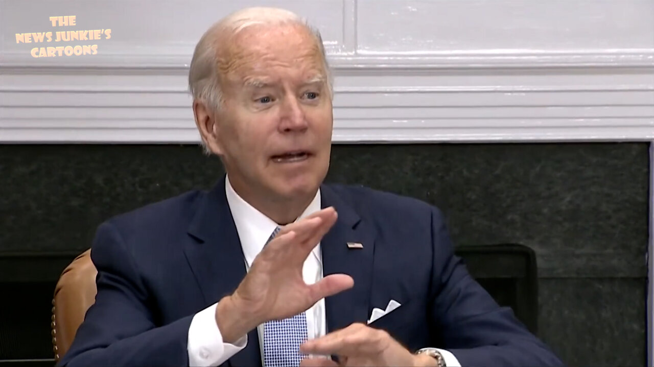 Biden before his handlers kick out the press: "I took control. I shouldn't do that. I'm not allowed to do that."