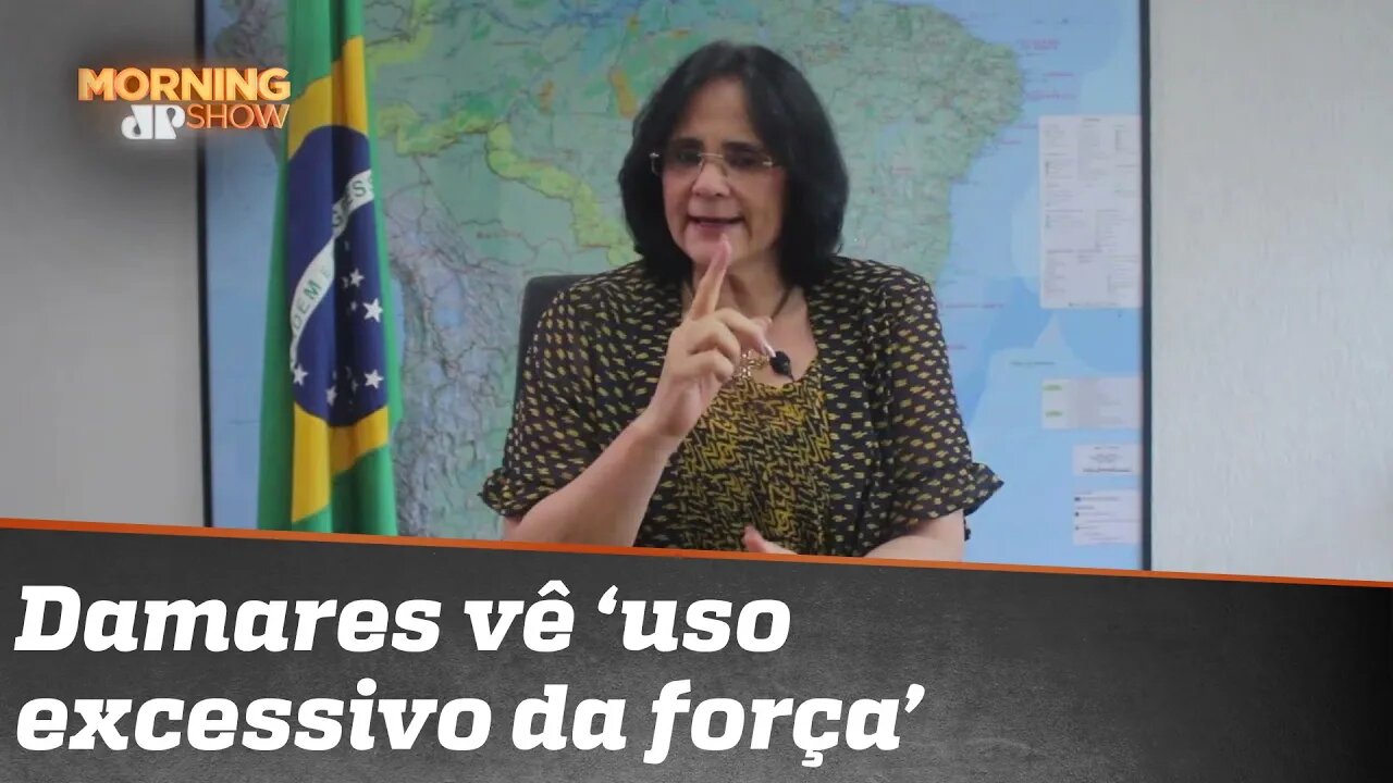 Damares critica colação de direitos humanos na pandemia