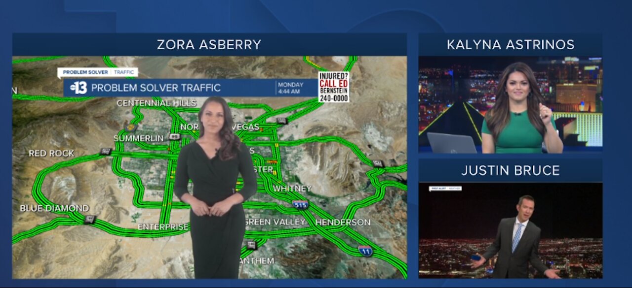 Good Morning Las Vegas welcomes traffic anchor Zora Asberry