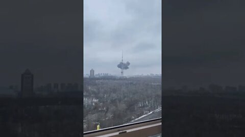 Ukraine War - Kyiv TV Tower Hit