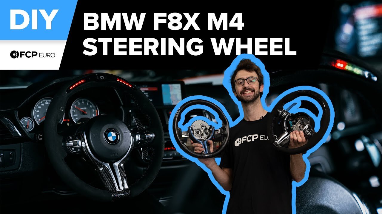 BMW F82 M4 M Performance Electronic Steering Wheel Upgrade DIY (2015-2020 BMW F80 M3, F83 M4)