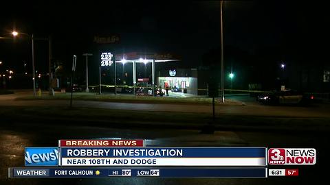 Police investigate robbery at Kum and Go