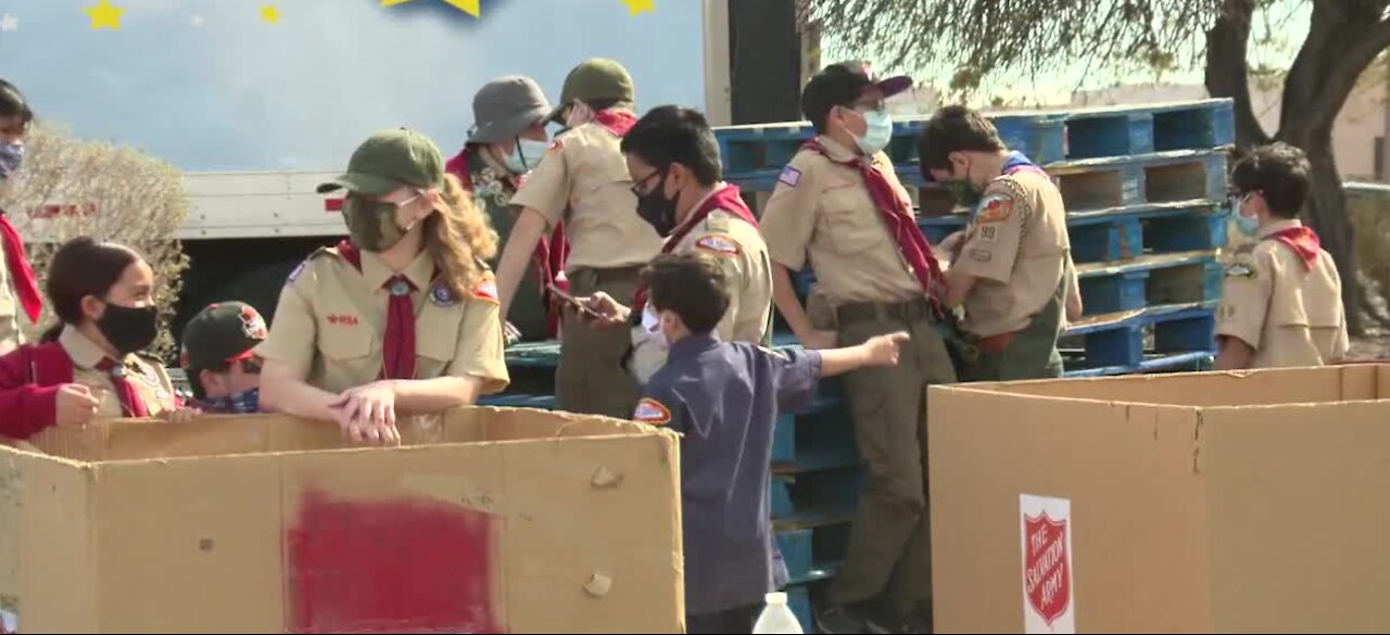 Boy Scouts host annual food drive in Las Vegas