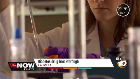 Diabetes drug being tested in San Diego reaches breakthrough