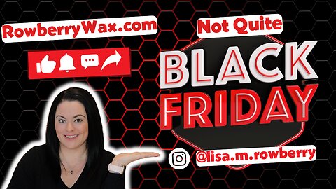 The Not Quite Black Friday Sale! | Tomorrow!