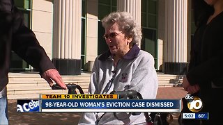 98-year-old woman's eviction case dismissed