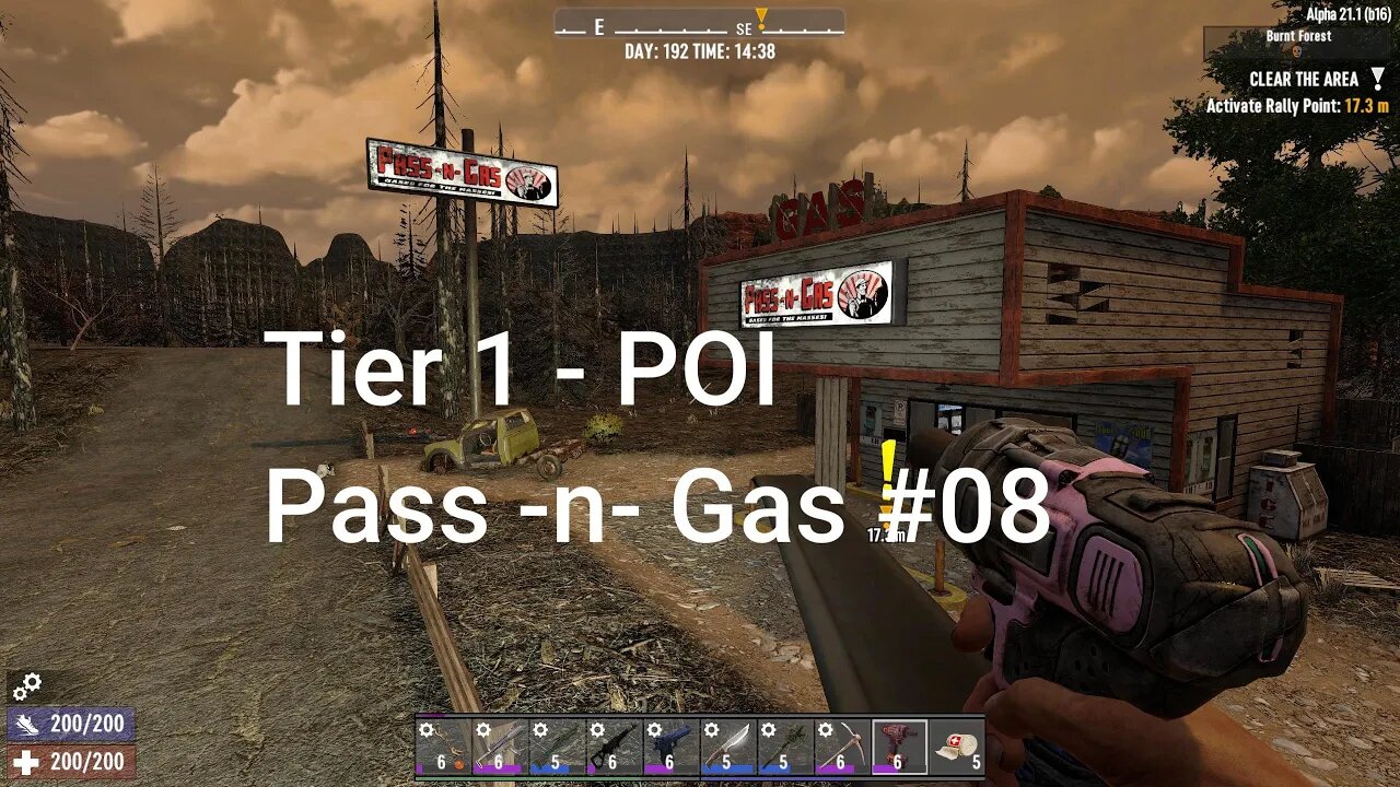 Tier 1 POI - Pass -n- Gas #08 | 7 Days To Day - Alpha 21.1 #oldgoatgaming #7dtd