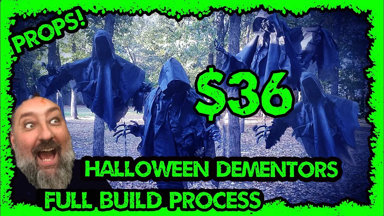 DIY dementor ghost Halloween decoration long version