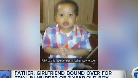 Father, girlfriend back in court over toddler's death