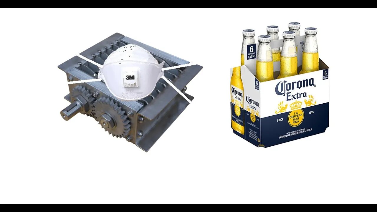 Shredding corona beer