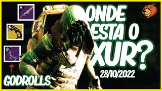 DESTINY 2 │ ONDE ESTA O XUR ? TEM GODROLL. CONFIRA! 28/10/2022