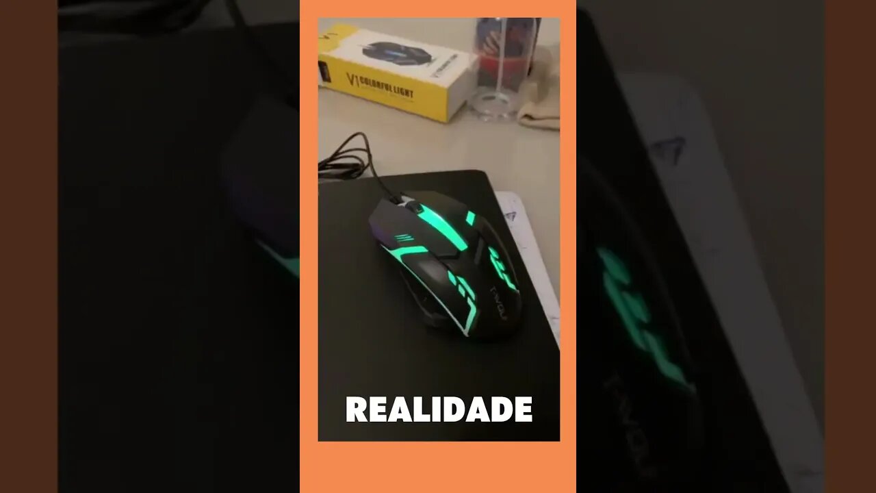 📦 Mouse Usb Gamer T-wolf V1 Colorido Luminoso desktop Computador Escritório RBG @ScanPlay 12/2022⬇️