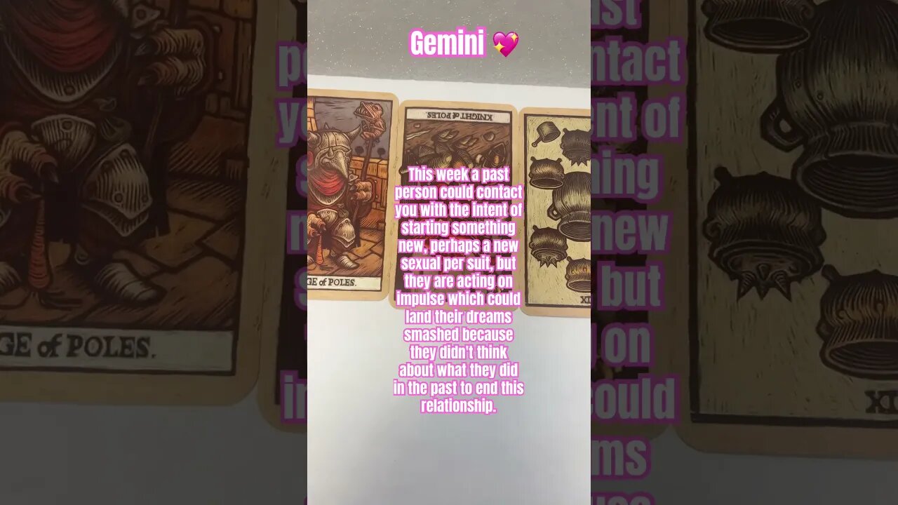 Gemini Weekly Tarot-scope#gemini tarot #gemini horoscope