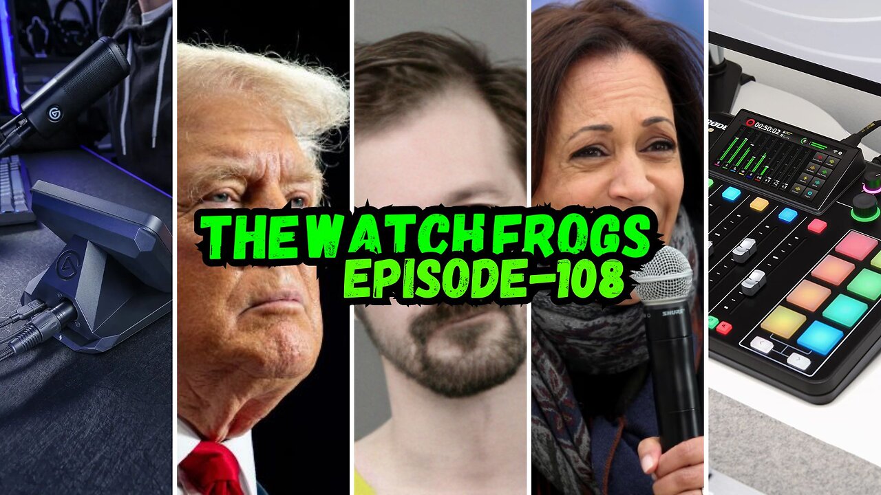 Watch Frogs Show 108 - Test Stream, hanging out, Kamala Stinks & My absence