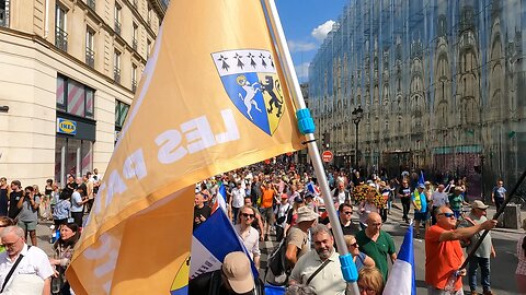 Manifestation pour le FREXIT Place Denfert Rochereau à Paris le 08/07/2023 - Vidéo 16