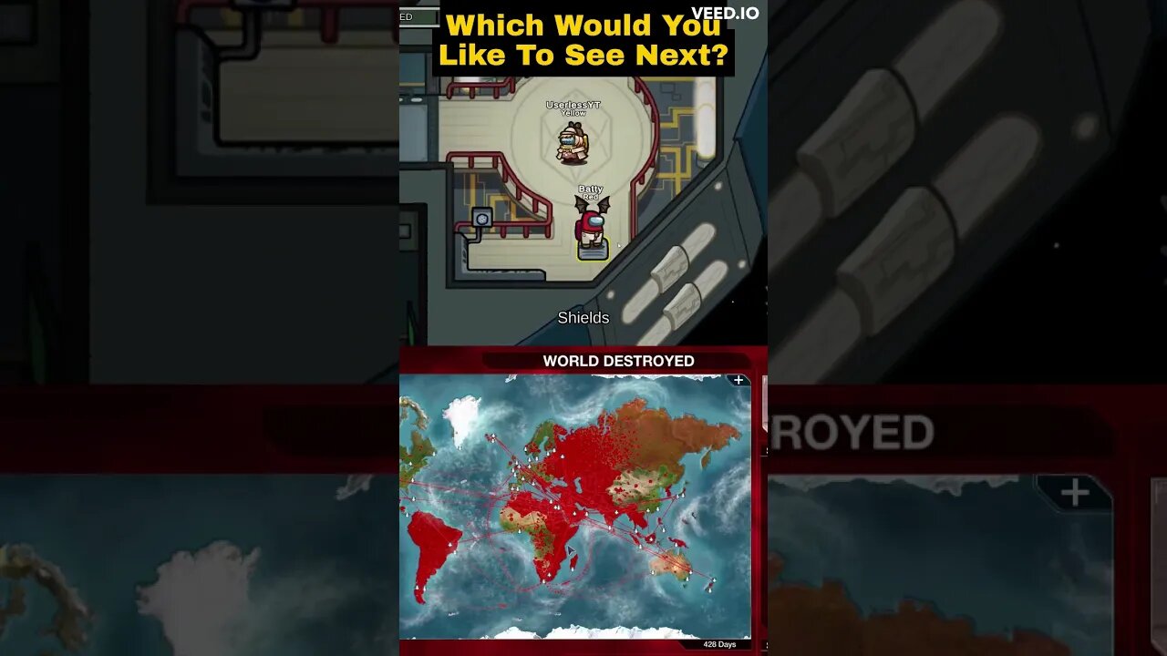 Among Us VS Plague Inc Evolved - Which Do You Prefer? #shorts #amongus #plagueinc #subscribe