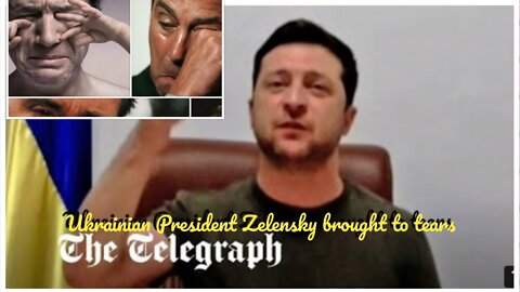 Ukrainian President Zelensky moves translator to tears in speech to European Parliament