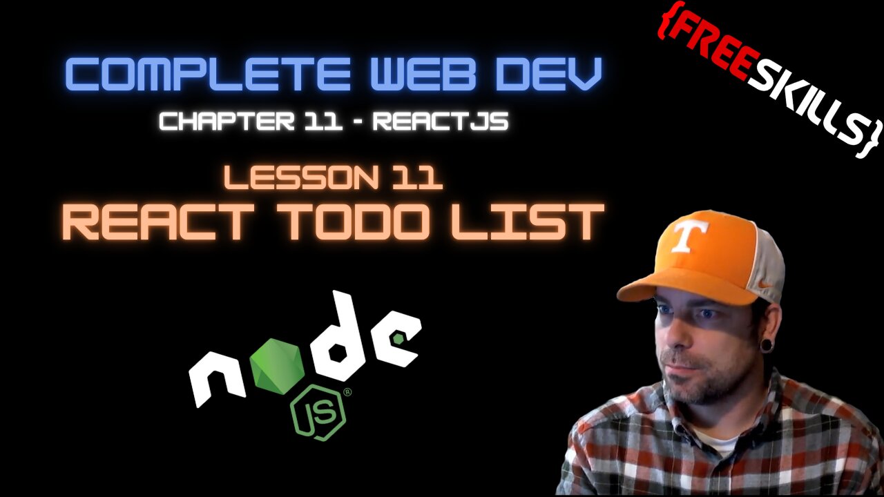 Web Dev 11 - 11 React Todo List