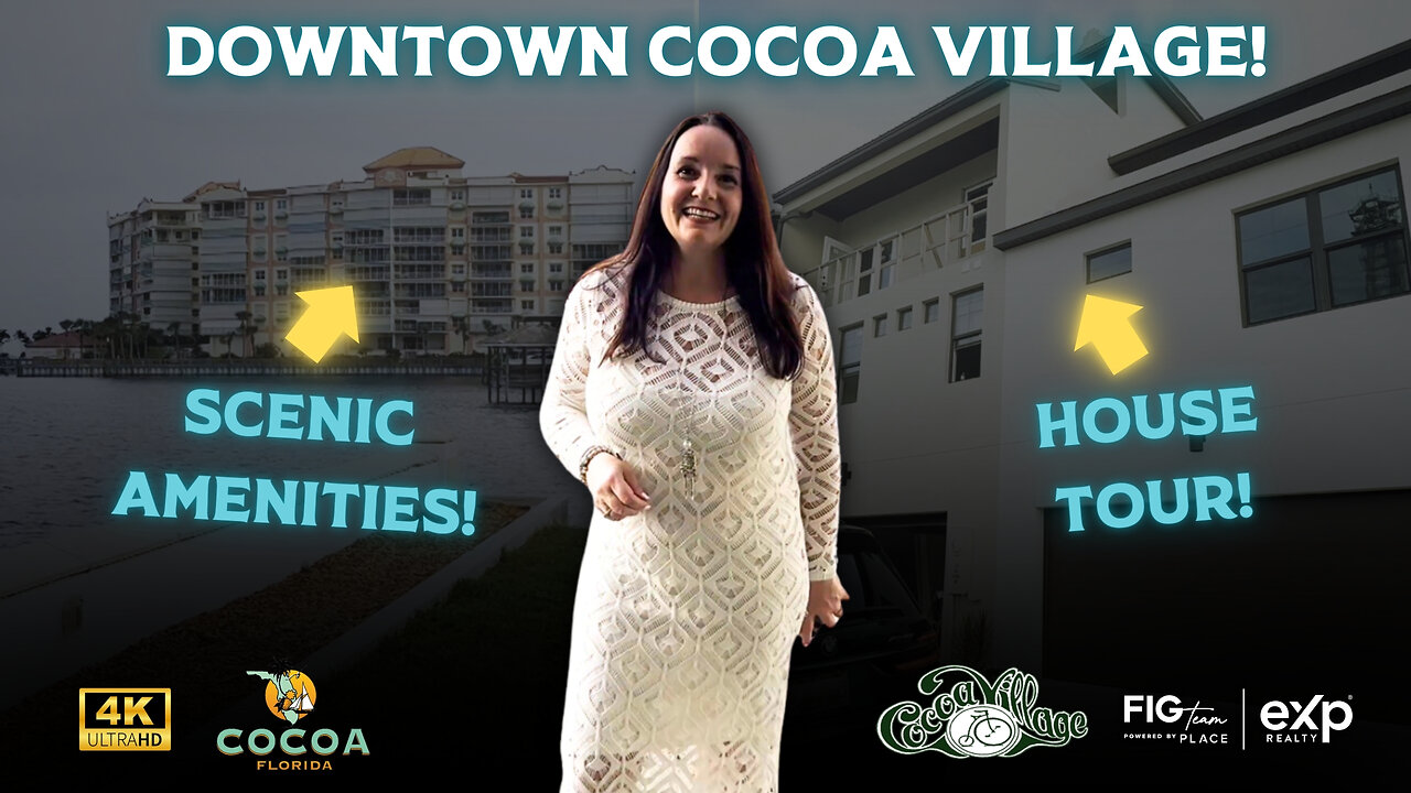 What it is LIKE LIVING in Downtown Cocoa Village PLUS NEW Construction MODERN Home Tour!