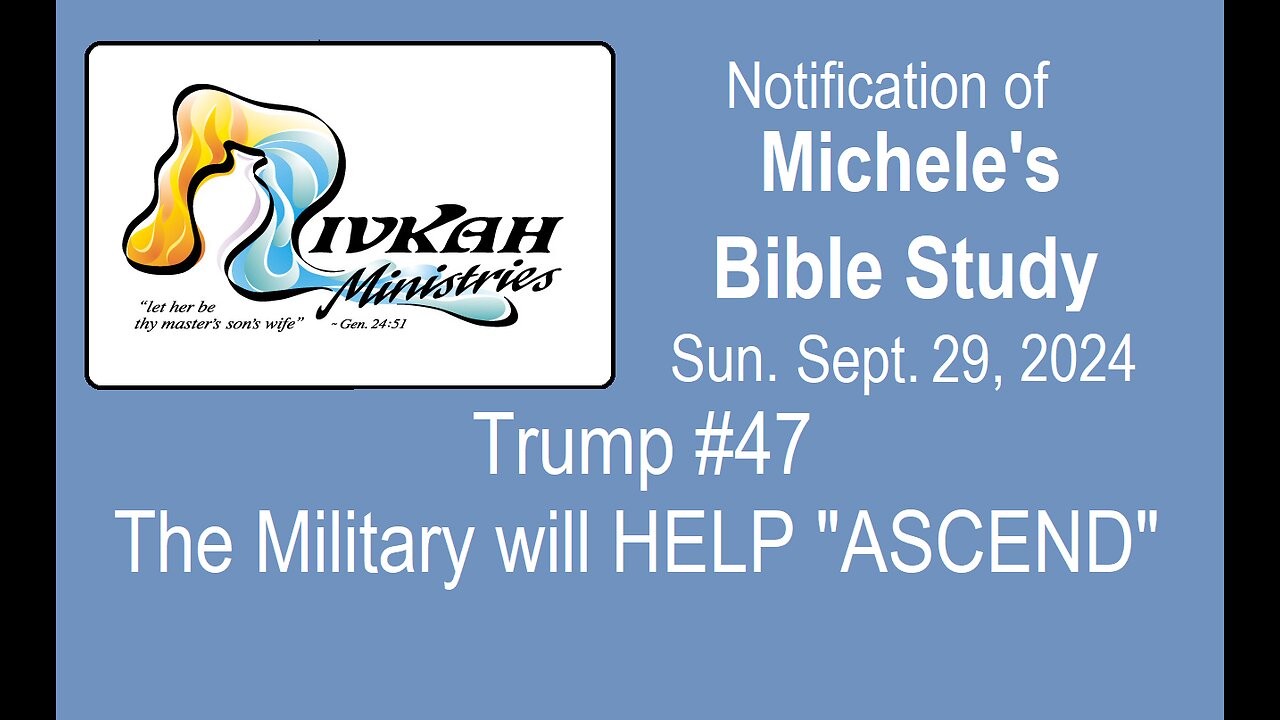 Trump #47 The Military will HELP “ASCEND”