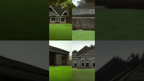 old house on an old field - artwork - #shorts #animation #art #anime #painting