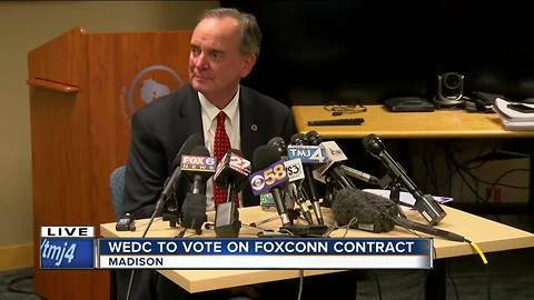 WEDC approves Foxconn Contract