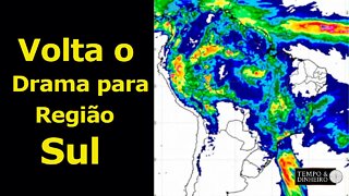 Boas Chuvas na região sudeste , no Sul sem chuvas!!