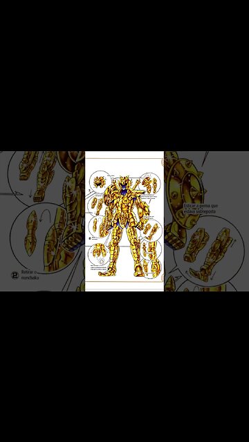 Os Cavaleiros Do Zodíaco - Armadura De Libra - Dohko [Pause o Vídeo Caso Não Consiga Ler]