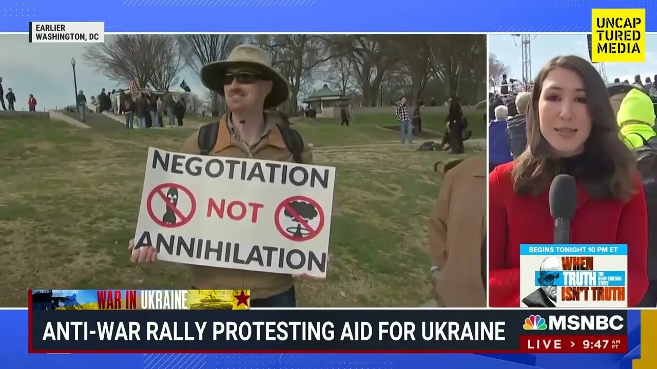 Watch MSNBC's Hidden Report on Rage Against the War Machine Rally