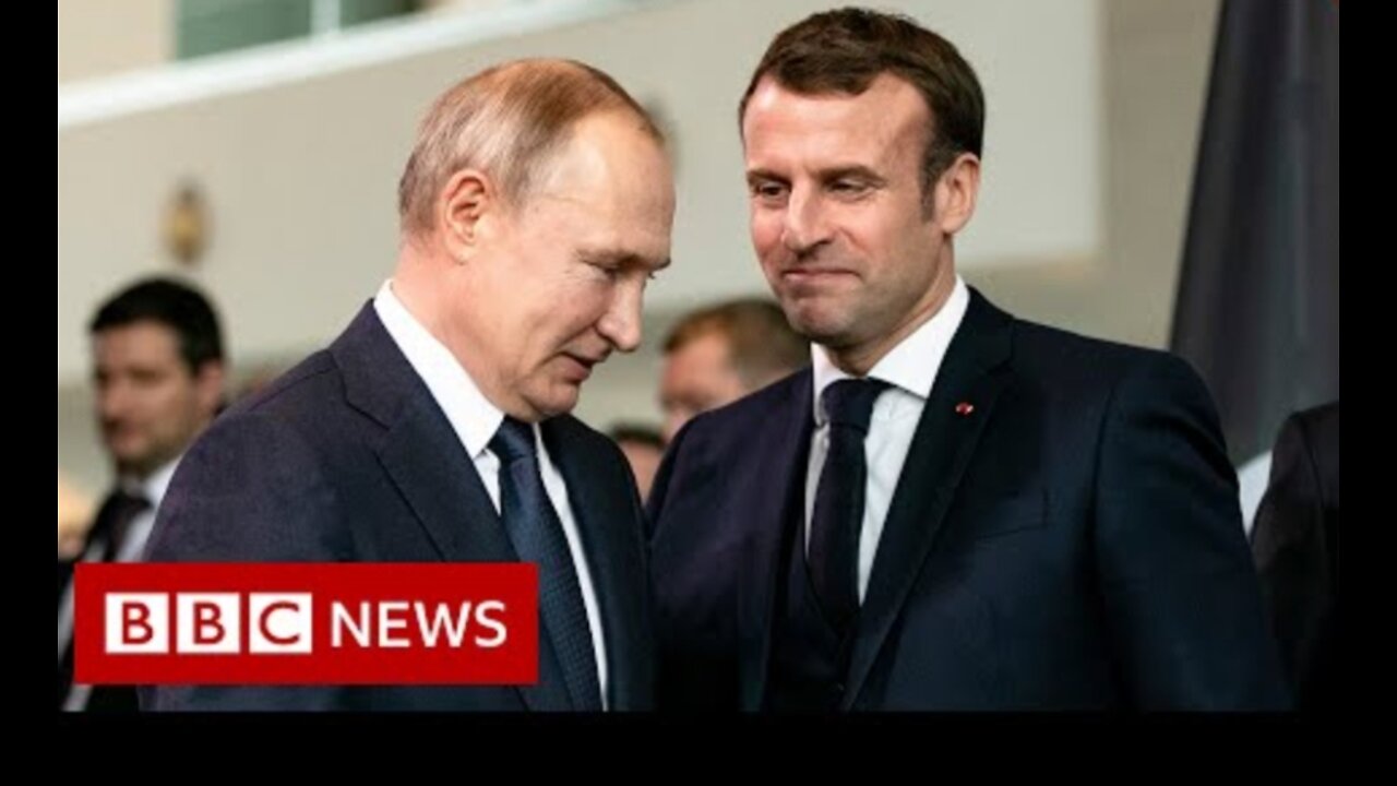 Deal to avoid Ukraine war within reach, says French president - BBC News