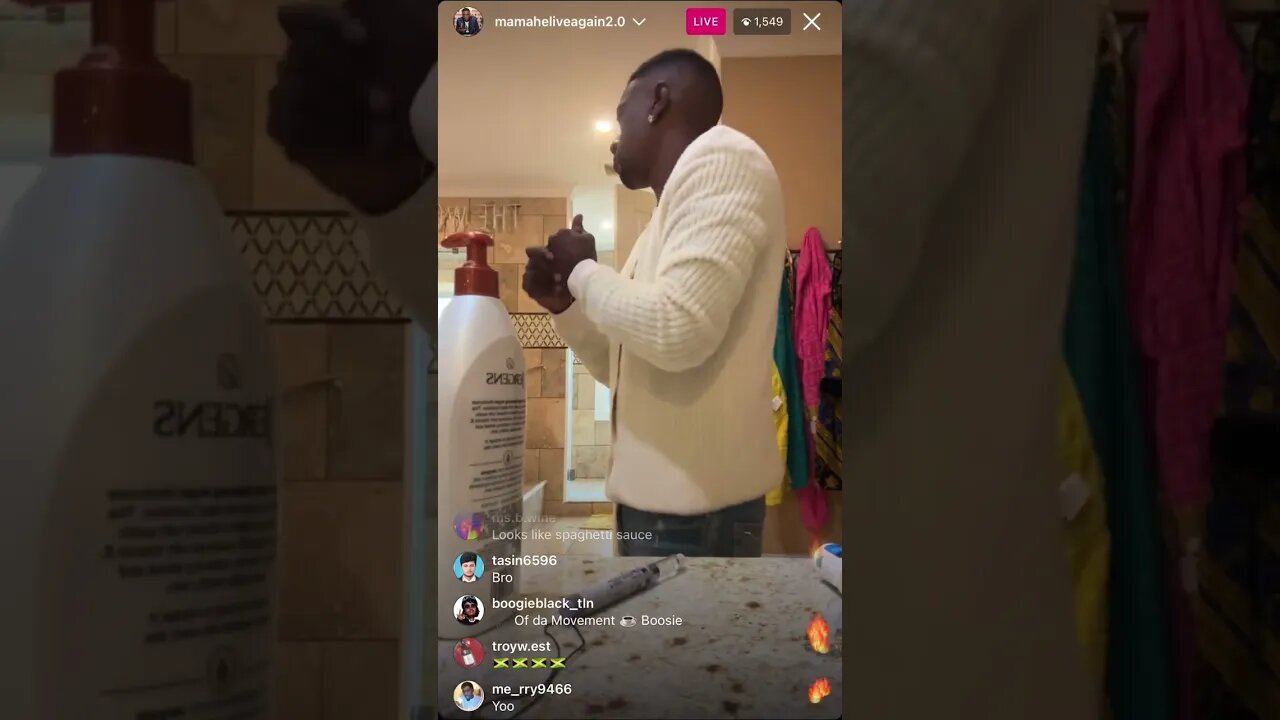 Boosie Badazz Instagram Live. How Boosie Starts His Day/ BREAKFAST WITH BOOSIE. 22.01.23. (PT.2)