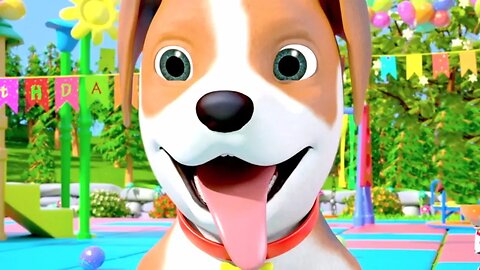 Happy Birthday Bingo - Dog Song | Cartoon Nursery Rhymes by Little Treehouse