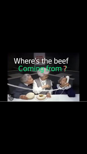 Where's the beef ?
