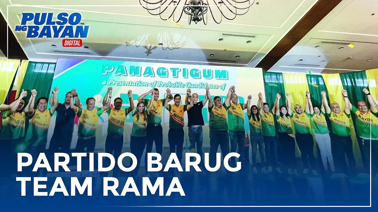Partido Barug Team Rama, in-announce na ang mga kandidato sa ilalim ng partido