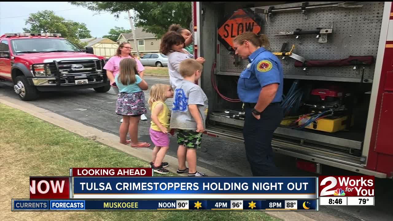 Tulsa Crimestoppers encourages neighborhoods to participate in the upcoming Tulsa Night Out