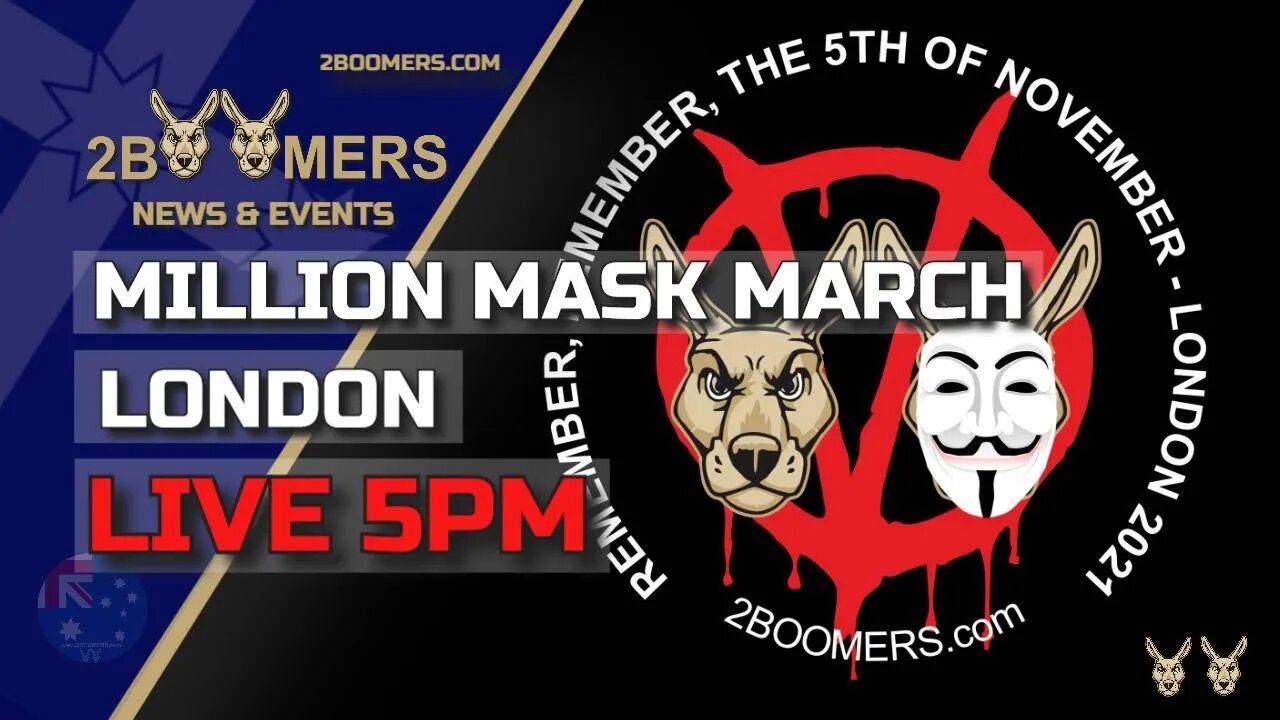 MILLION MASK MARCH LONDON PROTEST - 5TH NOVEMBER 2021 #3