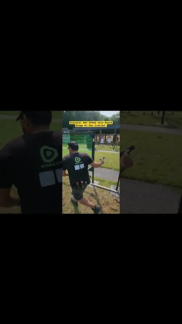 🔑👌💪Dan stg1 #uspsa #shorts #unloadshowclear #shooting #competition #colonialrpc #ipsc #limited