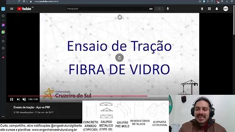 Vergalhão Fibra vs Aço Cuidado ao analisar ensaios sem atenção Eng Estrutural