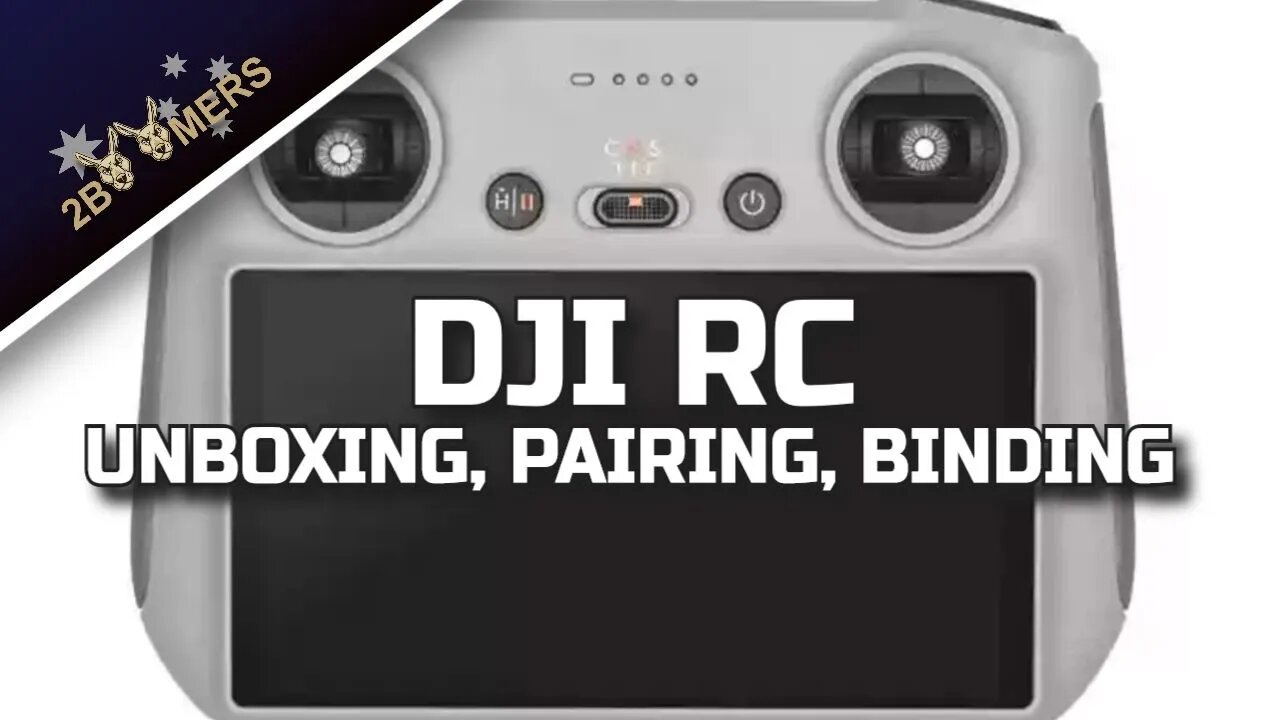 DJI RC UNBOXING PAIRING BINDING TO A DJI AIR 2S