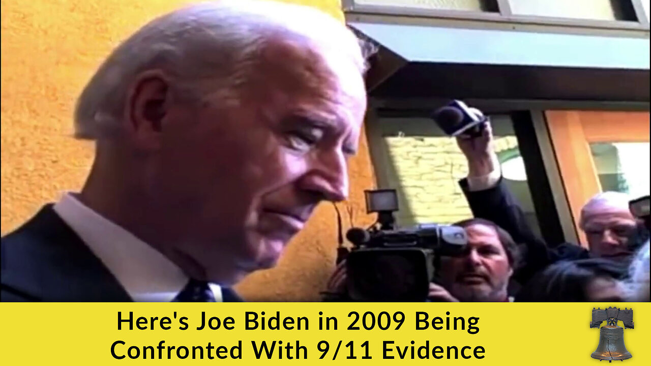 Here's Joe Biden in 2009 Being Confronted With 9/11 Evidence