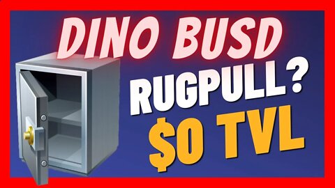DID DINO BUSD RUG PULL? ⚠️ WATCH THIS FIRST ⚠️