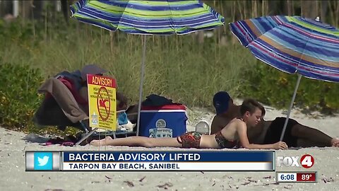 Bacteria advisory removed at Tarpon Bay Beach in Sanibel