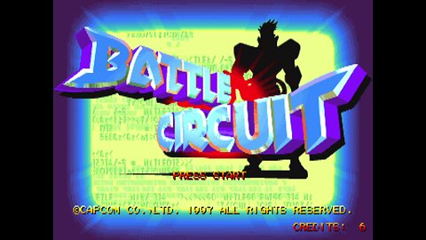 Battle Circuit Arcade Game, Capcom 1997, long play