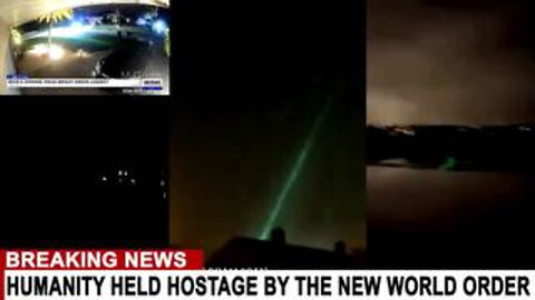 PLANE MOUNTED ENERGY WEAPONS ATTACKING PEOPLE AT NIGHT..- Alien.Wars