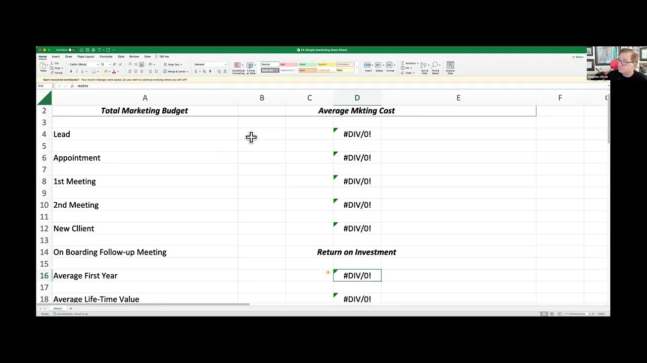 Simple starting points to Tracking your Marketing for Financial Advisors.